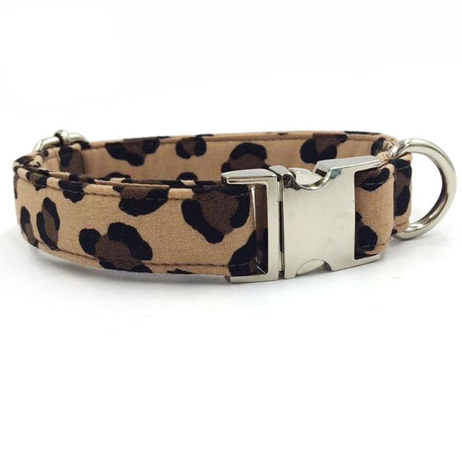 TEEK - Print Dog Collar and Lead Set with Bow Tie PET SUPPLIES theteekdotcom collar XS 