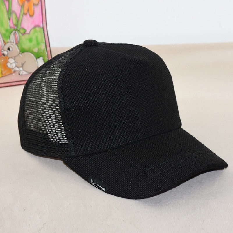 TEEK - Rear Mesh Snapback Hats HAT theteekdotcom black  