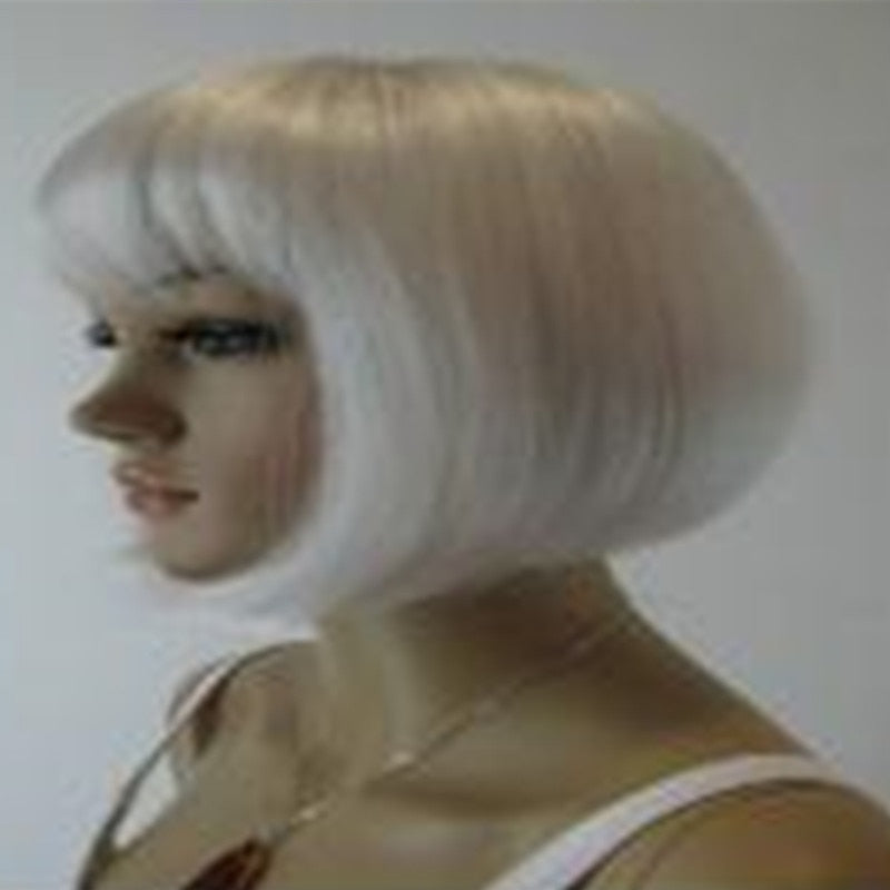 TEEK - Be Busy Brown Short Straight Wig | Various Colors HAIR theteekdotcom white 12inches - Delivery: 30-35 days 