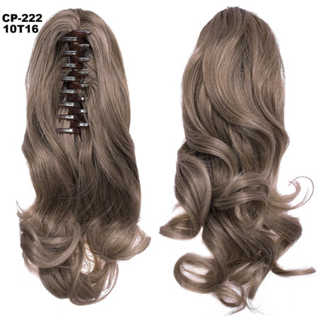 TEEK - Synth N Go Hair Extension Claw HAIR theteekdotcom 10T16 Wavy 14 inches 
