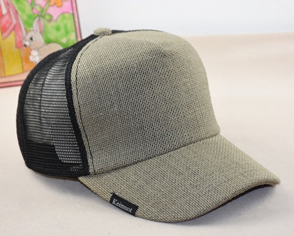 TEEK - Rear Mesh Snapback Hats HAT theteekdotcom grey  