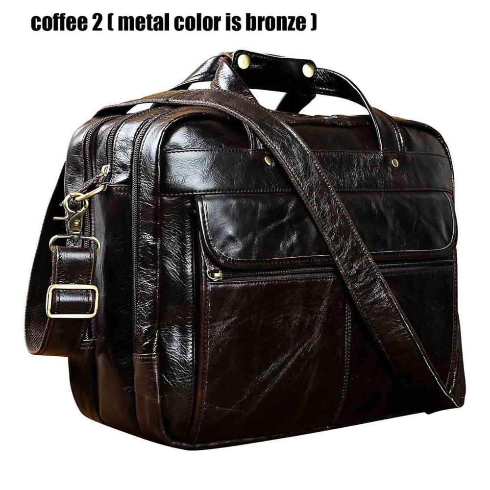 TEEK - Real Leather Antique Style Briefcase BAG theteekdotcom coffee 2  