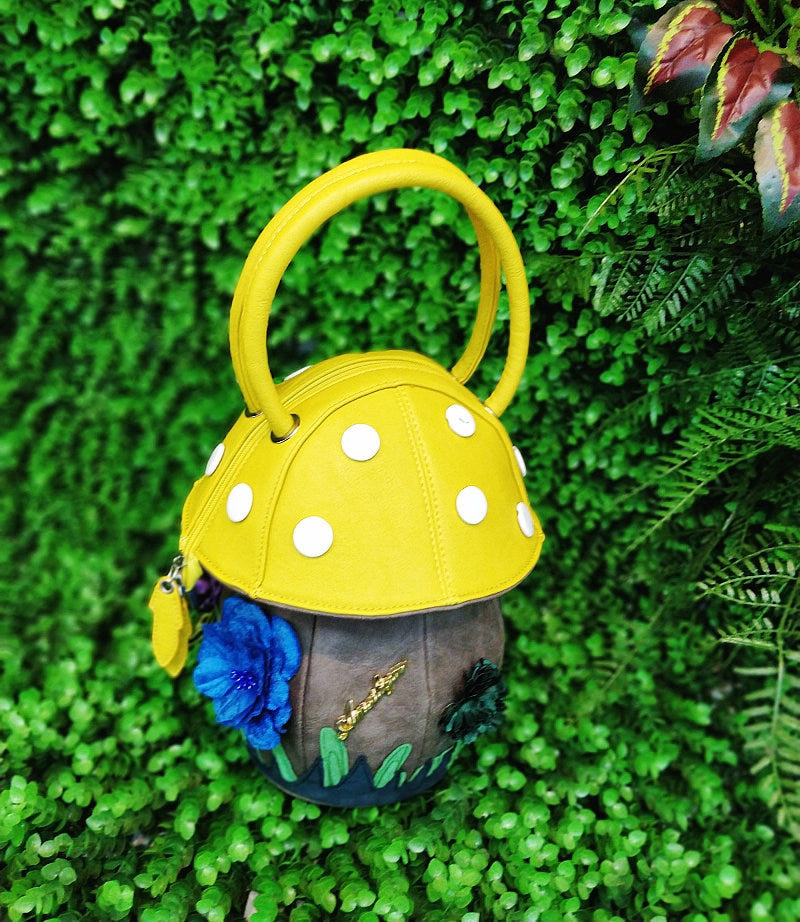 TEEK - Mushroom Handbag BAG theteekdotcom Yellow  