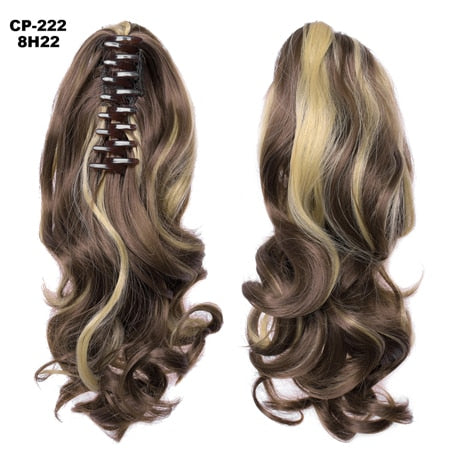TEEK - Synth N Go Hair Extension Claw HAIR theteekdotcom 8H22 Wavy 14 inches 