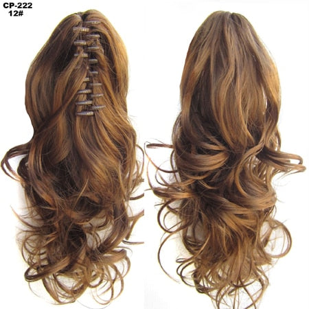 TEEK - Synth N Go Hair Extension Claw HAIR theteekdotcom 12 Wavy 14 inches 