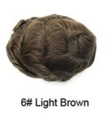 TEEK - Euro-Touch Invisible Knot Toupee HAIR theteekdotcom 8x10 6 inches free|100%|6#