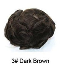 TEEK - Euro-Touch Invisible Knot Toupee HAIR theteekdotcom 8x10 6 inches free|100%|3#