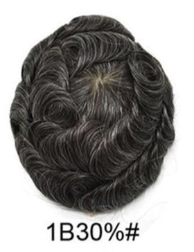 TEEK - Euro-Touch Invisible Knot Toupee HAIR theteekdotcom 8x10 6 inches free|100%|1B30