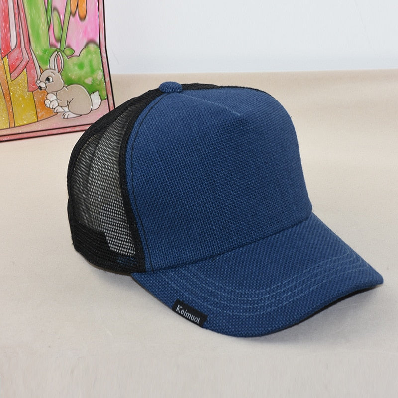 TEEK - Rear Mesh Snapback Hats HAT theteekdotcom blue  