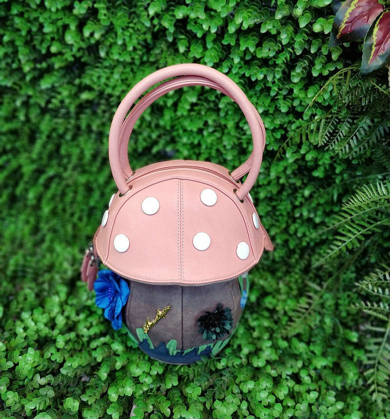 TEEK - Mushroom Handbag BAG theteekdotcom Pink  