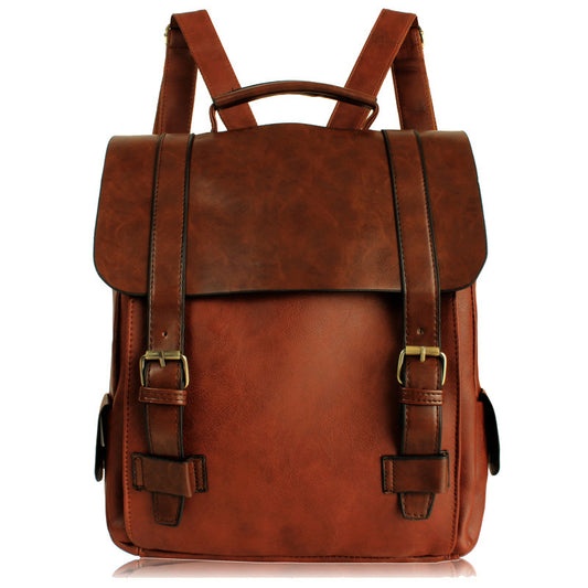 TEEK - Vintage Strap Backpack BAG theteekdotcom Brown  