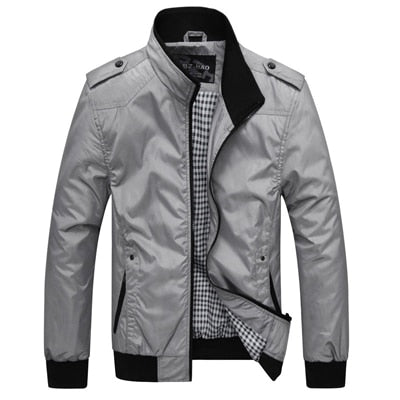 TEEK - Plaid Lined Bomber Jackets JACKET theteekdotcom Grey M 