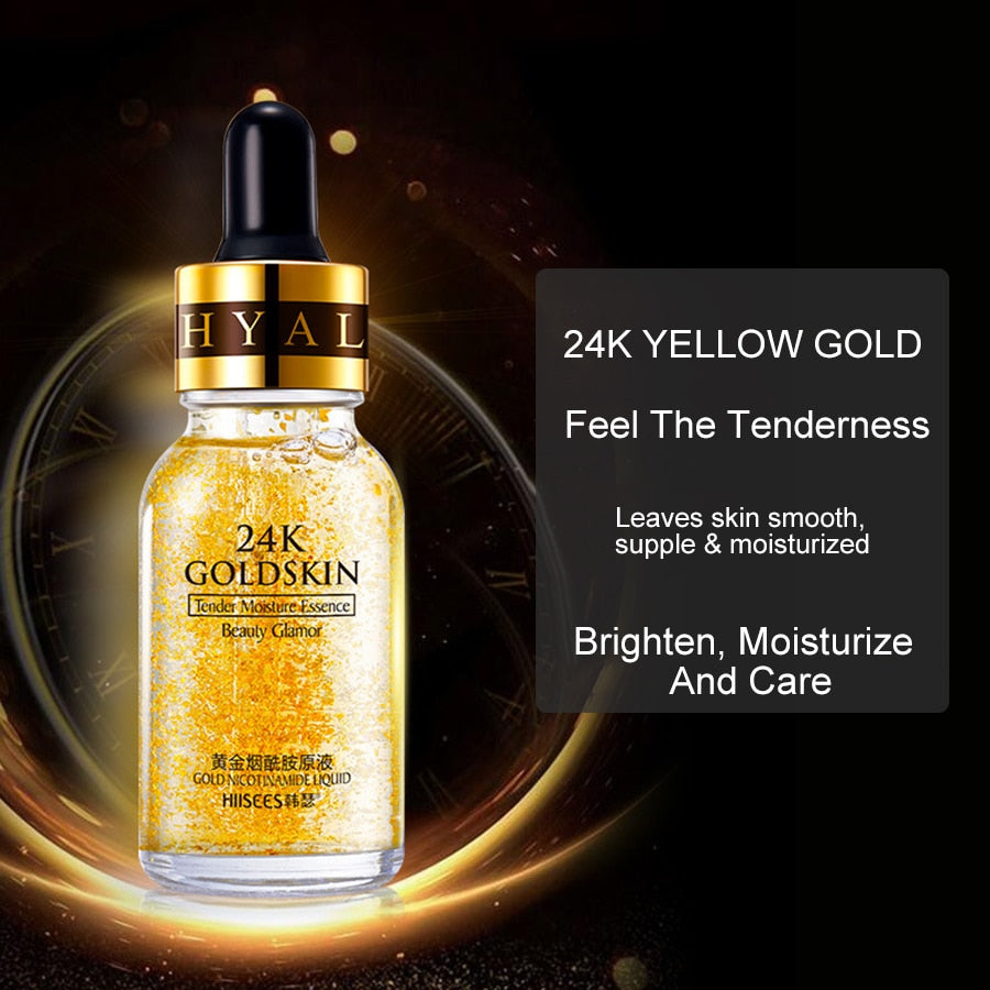 TEEK - 24k Gold Serum Hyaluronic Acid Face Serum FACIAL SUPPLIES theteekdotcom Default Title  