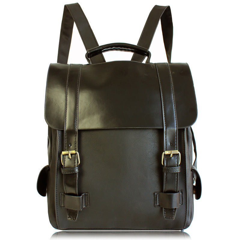 TEEK - Vintage Strap Backpack BAG theteekdotcom Black  