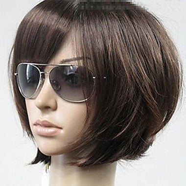 TEEK - Be Busy Brown Short Straight Wig | Various Colors HAIR theteekdotcom brown 12inches - Delivery: 30-35 days 