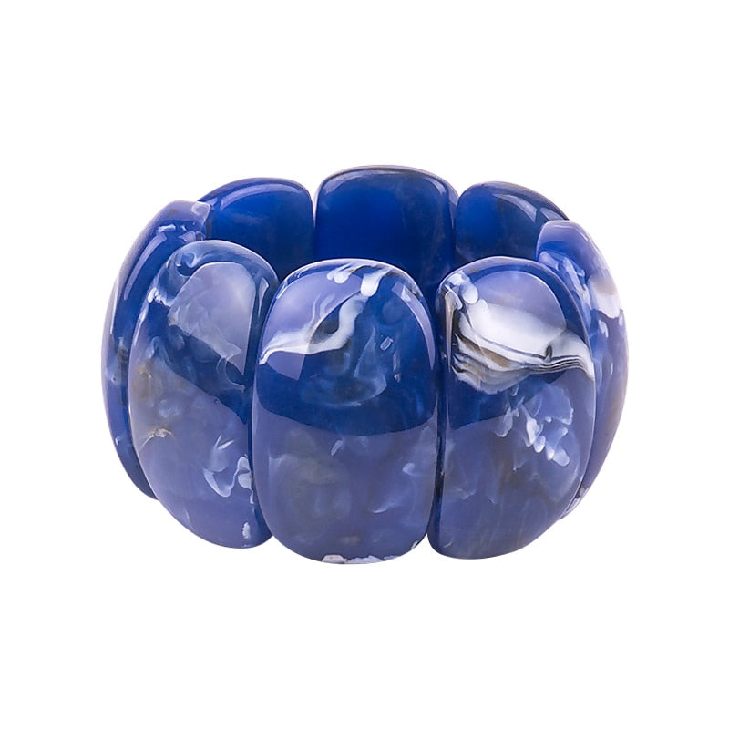 TEEK - Classic Stretch Cuff Bracelets JEWELRY theteekdotcom blue  