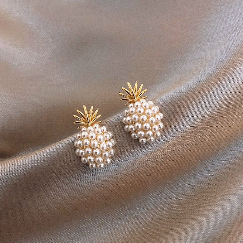 TEEK - Variety Honeybee and Other Pearl Earrings JEWELRY theteekdotcom Pineapple Standard: 25-30 days 