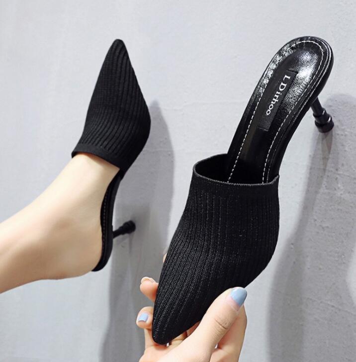 TEEK - Queen Vertical Sandals SHOES theteekdotcom black 5.5 