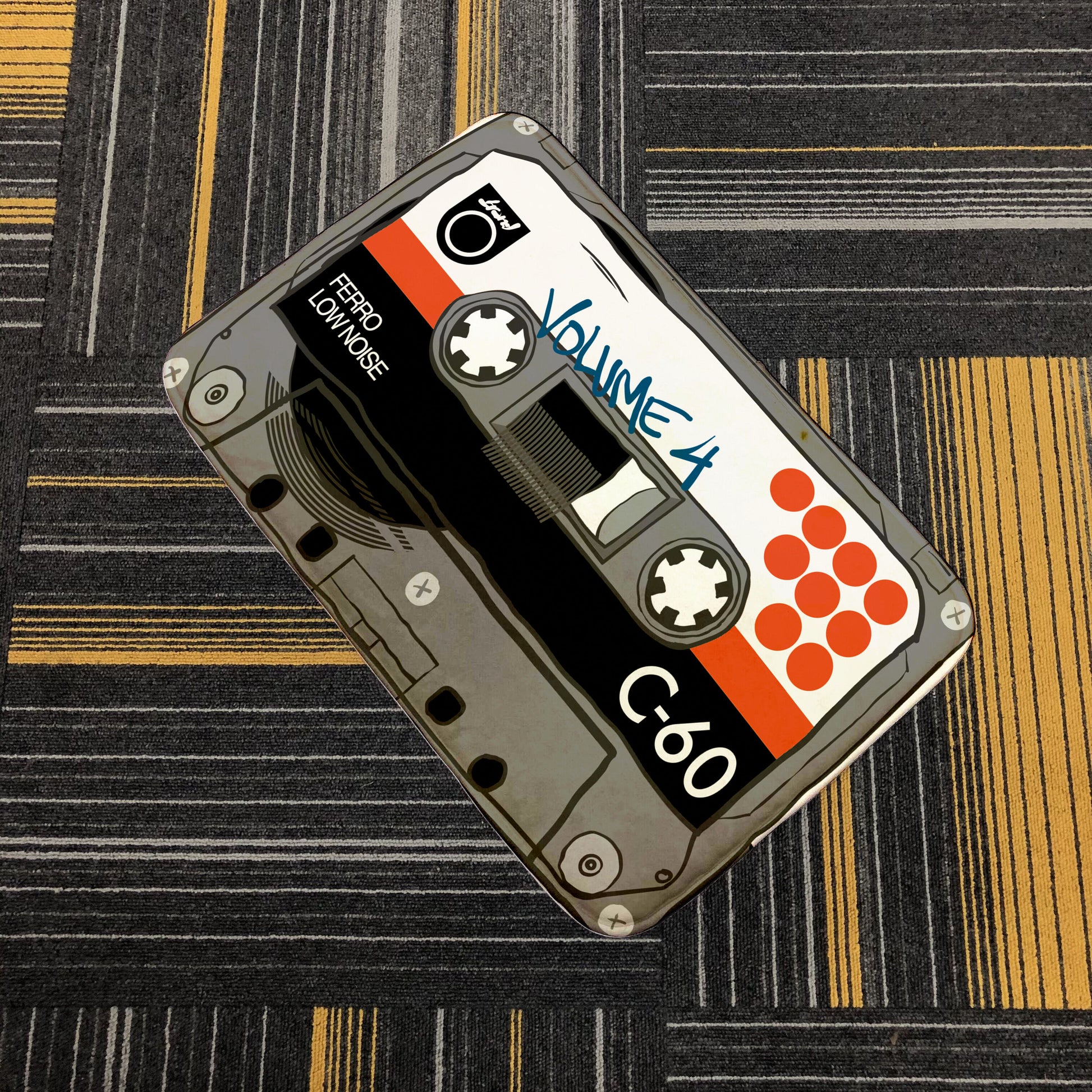 TEEK - A Bunch of Cassette Tape Rugs HOME DECOR theteekdotcom   