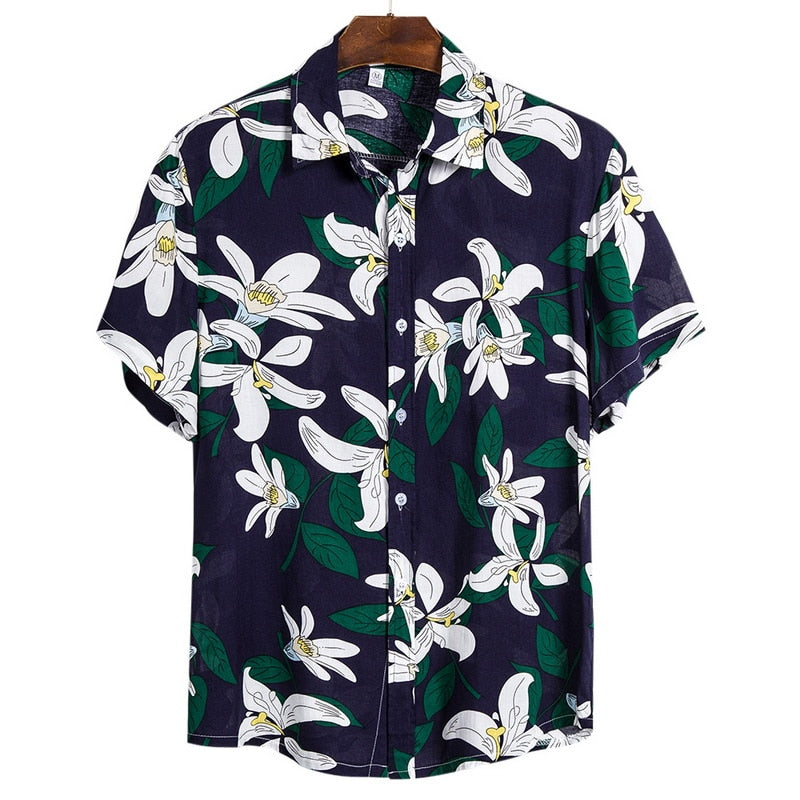 TEEK - Hawaiian Beach Short Sleeve Shirts TOPS theteekdotcom 1 US XS | Asian M 
