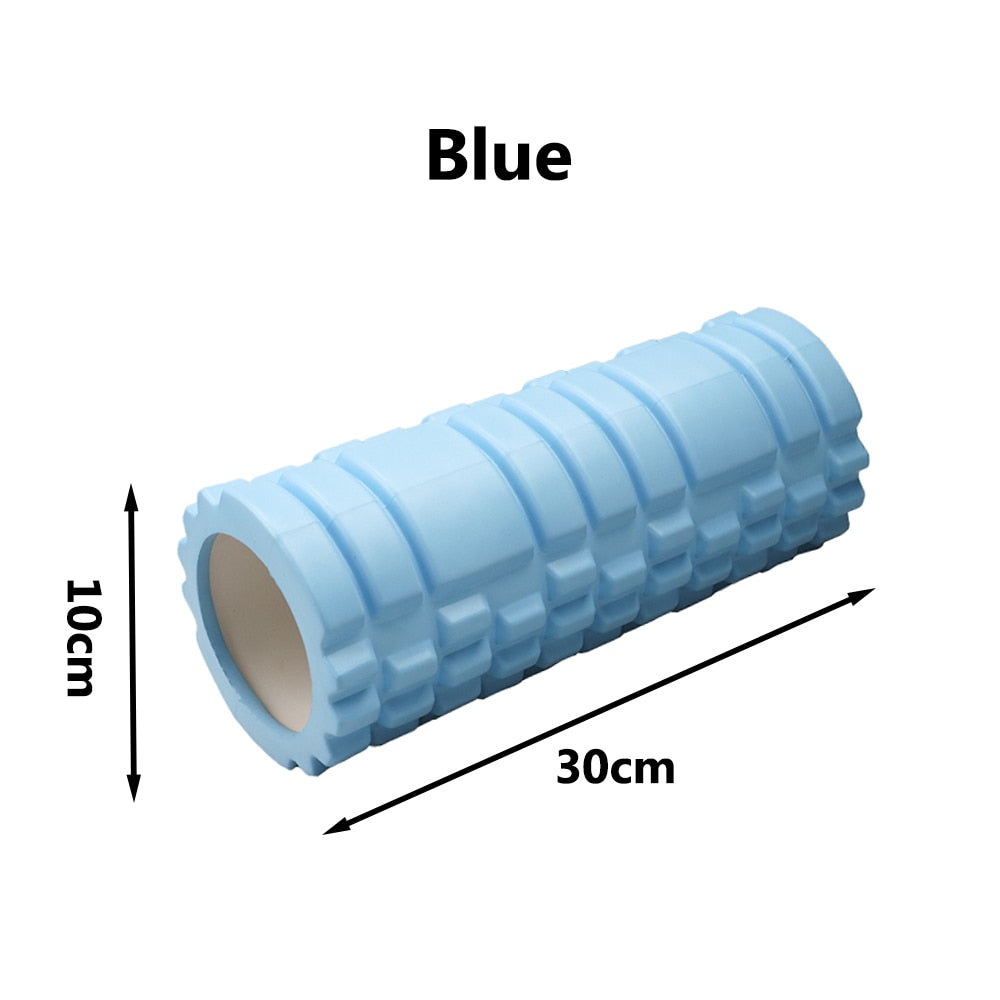 TEEK - Column Fitness Foam Roller EXERCISE EQUIPMENT theteekdotcom blue 11.81x3.94in  