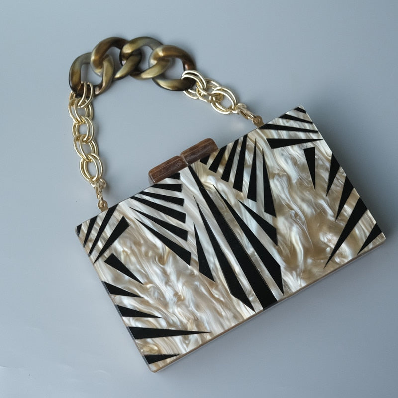 TEEK - Striped Safari Clutch BAG theteekdotcom   