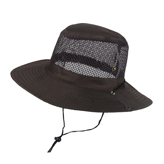 TEEK - Breathable Mesh Top Bucket Hat HAT theteekdotcom Brown 56-60cm/22-23.6in 