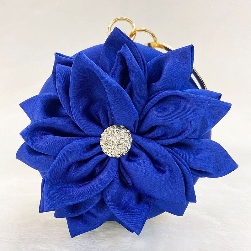 TEEK - Flower Bloom Clutch BAG theteekdotcom blue  