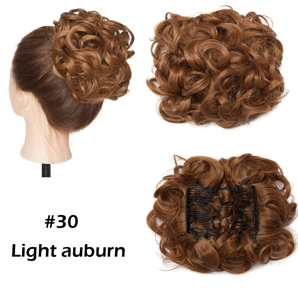 TEEK - Large Curly Hair Comb Clip HAIR theteekdotcom light auburn  