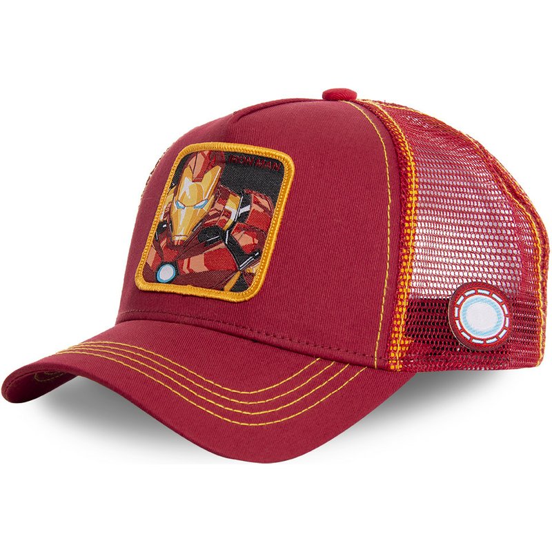 TEEK - Limited Cartoon Character Trucker Hat | Various HAT theteekdotcom IRON MAN RED  