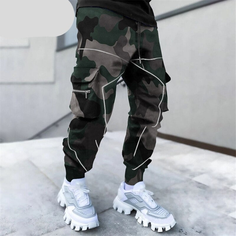 TEEK - Bandana Print Cargo Pants PANTS theteekdotcom Camouflage S 