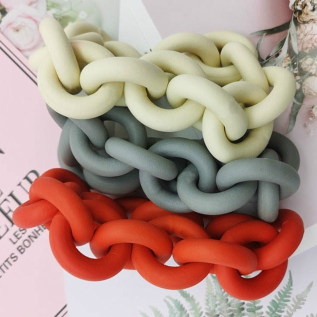 TEEK - Rubber Color Chain Bracelets JEWELRY theteekdotcom   