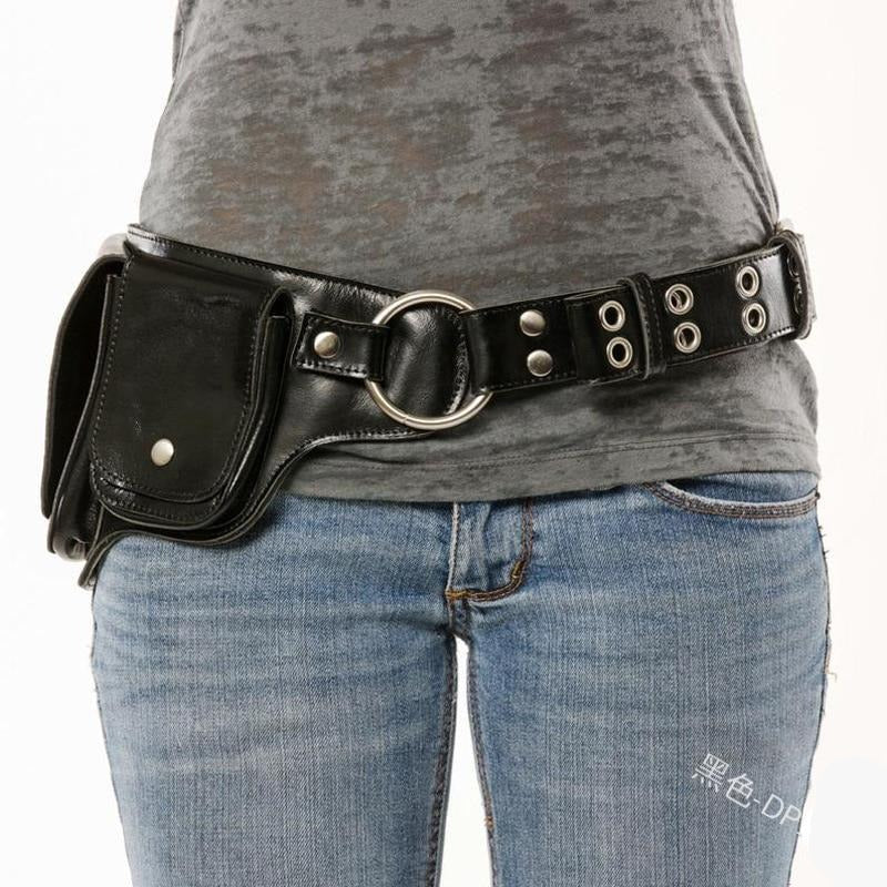 TEEK - Knight Vintage Pocket Belt Bag BAG theteekdotcom Black  