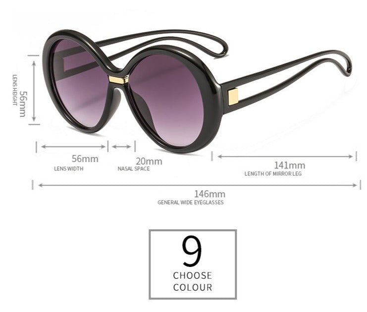 TEEK - Variety of Oversized Round Sunglasses EYEGLASSES theteekdotcom   