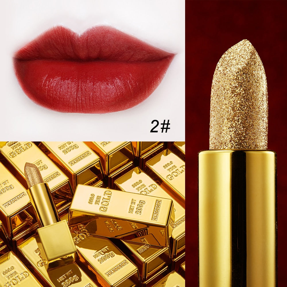 TEEK - Moisturizing Red Gold Stick Lipstick MAKEUP theteekdotcom 02  