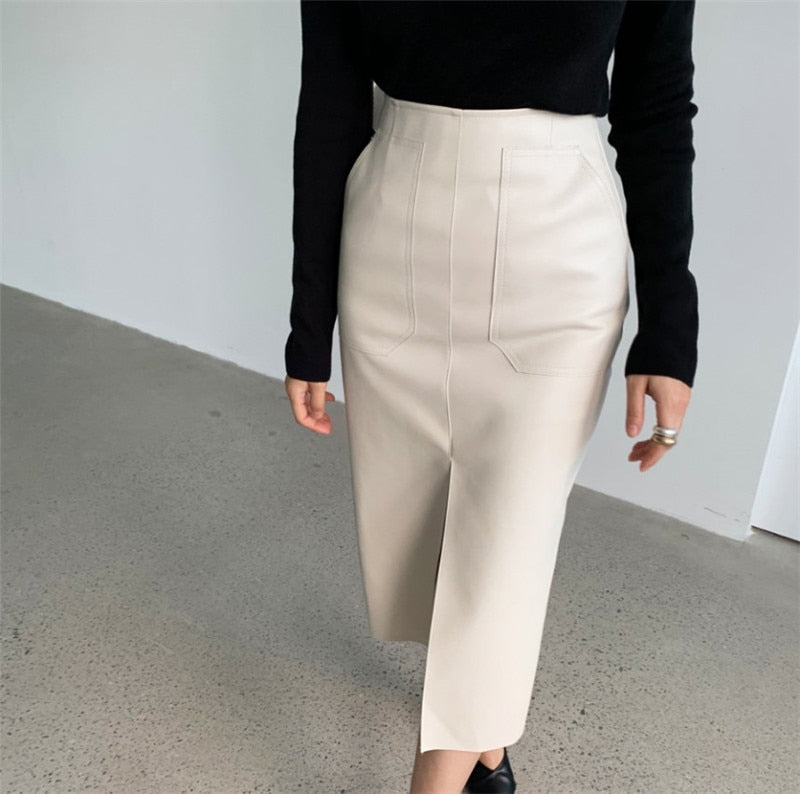 TEEK - Sleek Pocket Skirt SKIRT theteekdotcom   