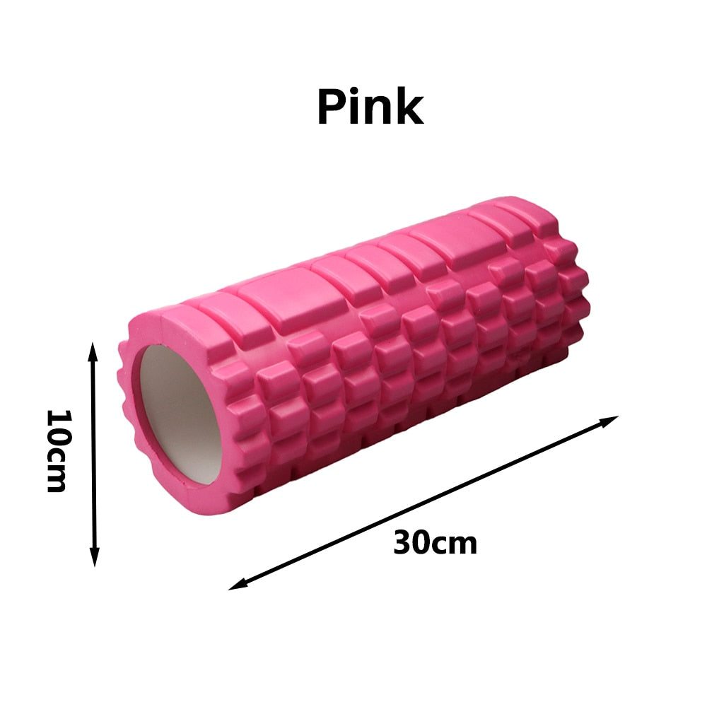 TEEK - Column Fitness Foam Roller EXERCISE EQUIPMENT theteekdotcom pink 11.81x3.94in  