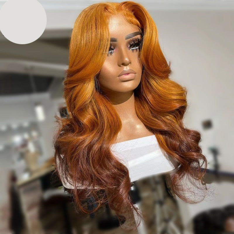 TEEK - Caramel Wave Orange Brown Ombre Wigs | Various Styles HAIR TEEK H   