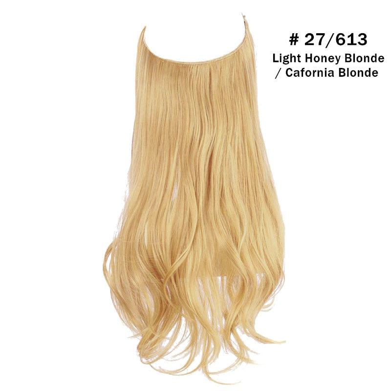 TEEK - Invisible Synth No Clip No Comb Wave Hair Extensions | Blonde Shades HAIR theteekdotcom California Blonde 14inches 20-22 days