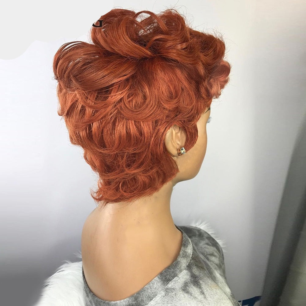 TEEK - Gorgie Ginger Pixie Curl Wig HAIR theteekdotcom   