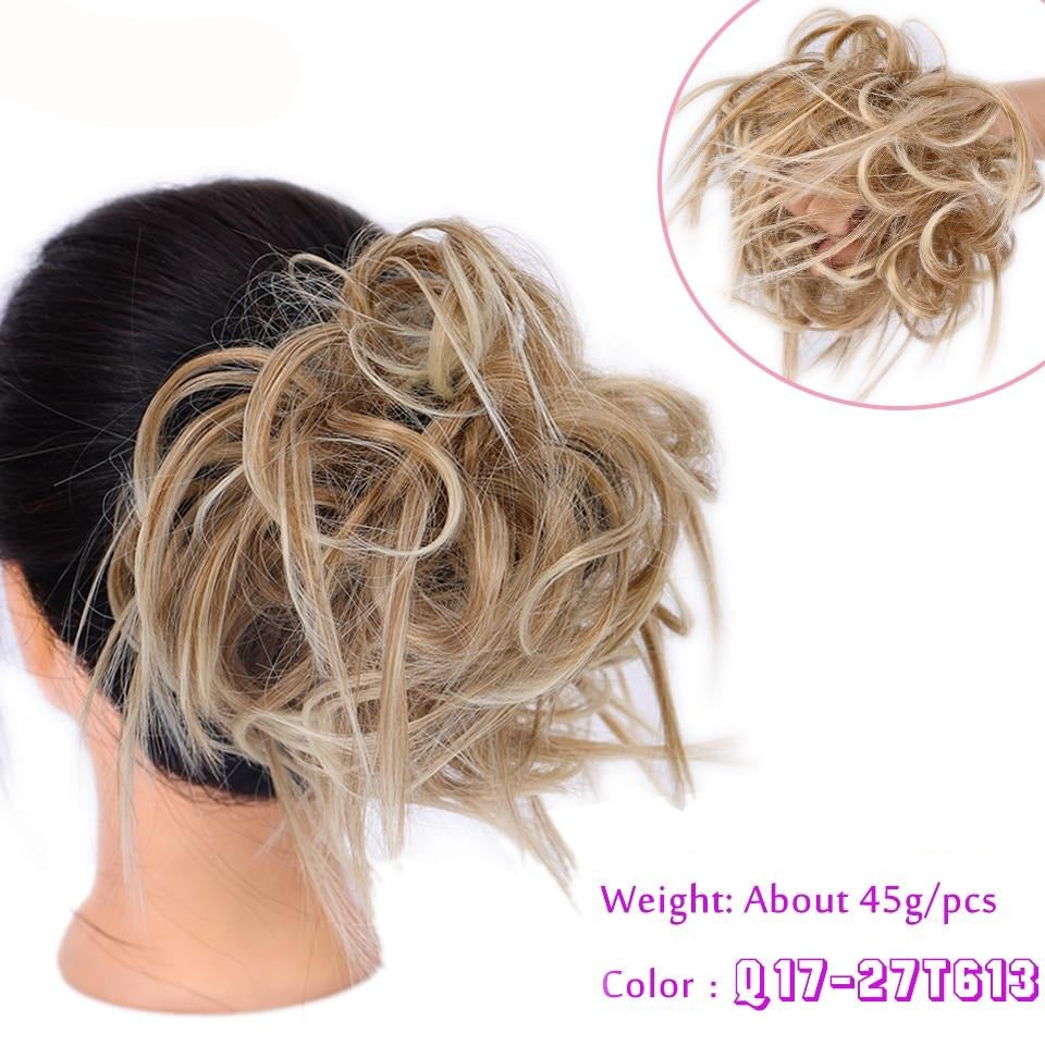 TEEK -Messy Straight Donut Hair Bow HAIR theteekdotcom 27t613 1  