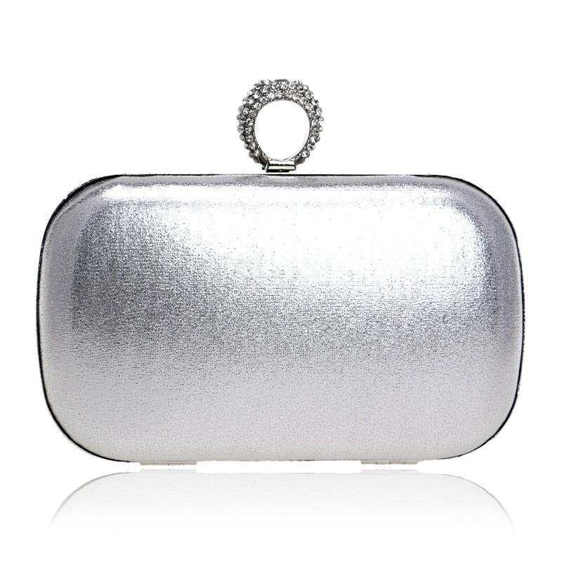 TEEK - Variety of Tassel Bejeweled Evening Bags BAG theteekdotcom YM1015silver  