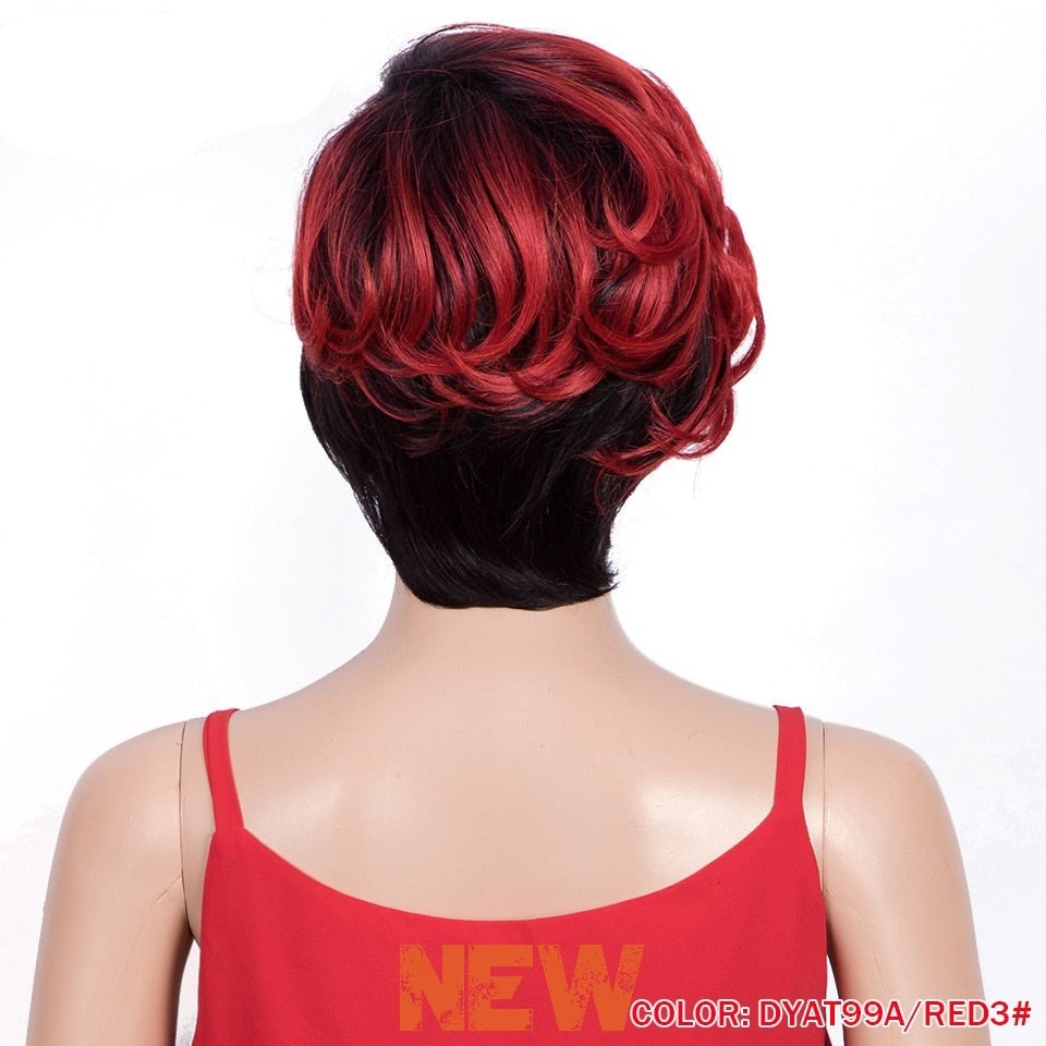 TEEK - Not Sorry Swoop Wig HAIR theteekdotcom DYAT99A-RED3 10inches - Delivery 28-30 days 