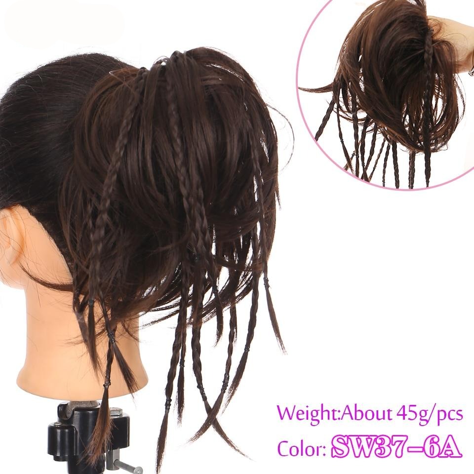 TEEK - Messy Straight Donut Hair Bow HAIR theteekdotcom SW37-6A  