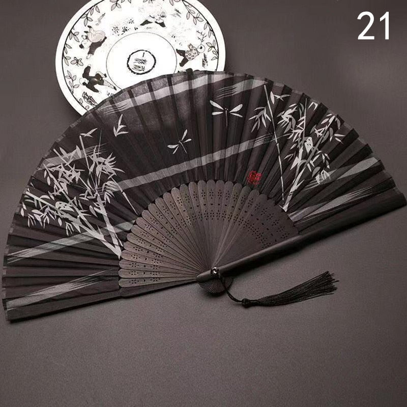 TEEK - Flower Patterned Folding Hand Fan FAN theteekdotcom 21  