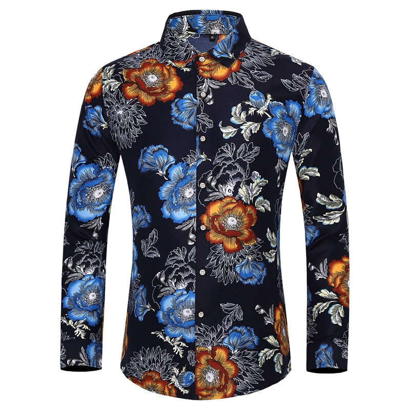 TEEK - Leisure Floral Print Shirt | Various Styles/Sizes TOPS theteekdotcom 404blue M 