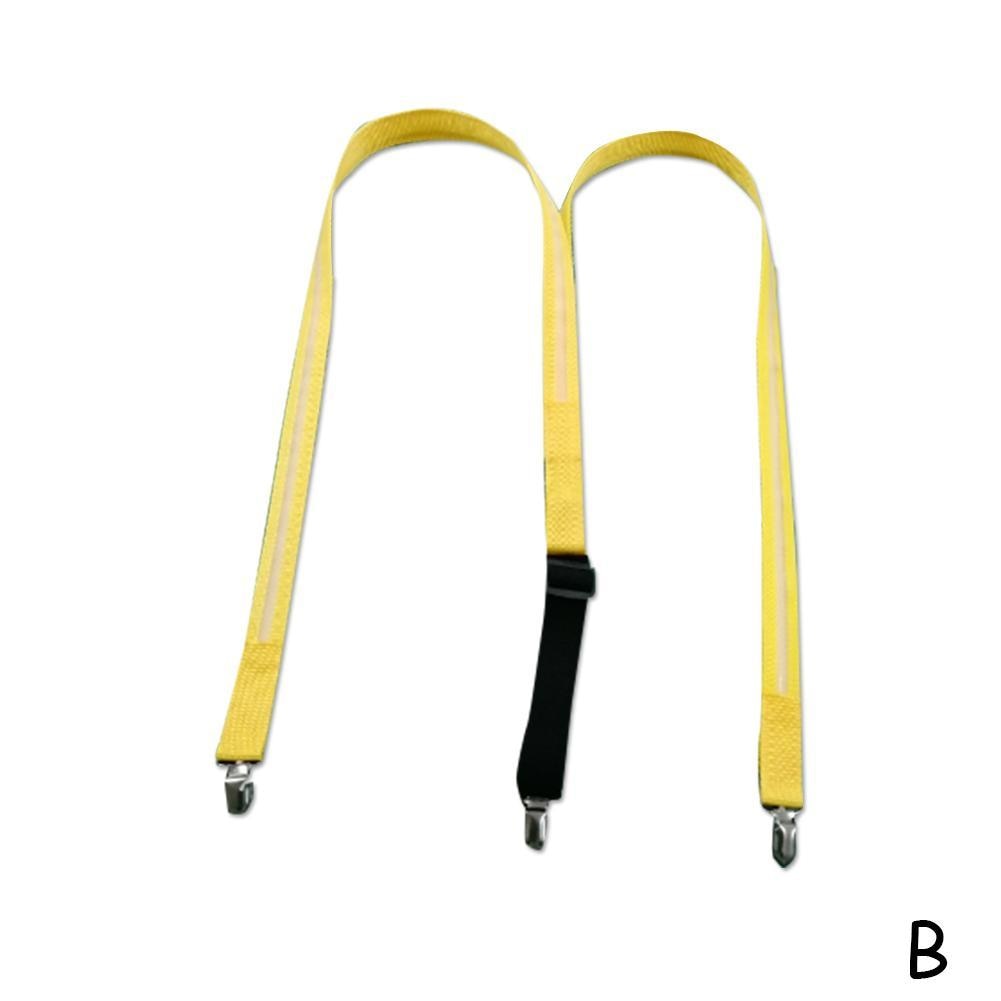 TEEK - Led Suspenders SUSPENDERS theteekdotcom B yellow  