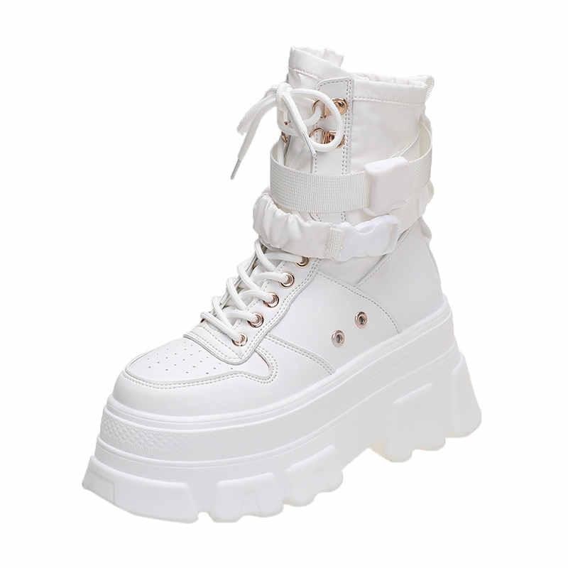 TEEK - High Up Boots SHOES theteekdotcom White 4.5 