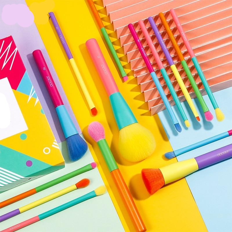 TEEK - Colorful Makeup Brush Set MAKEUP BRUSH theteekdotcom   