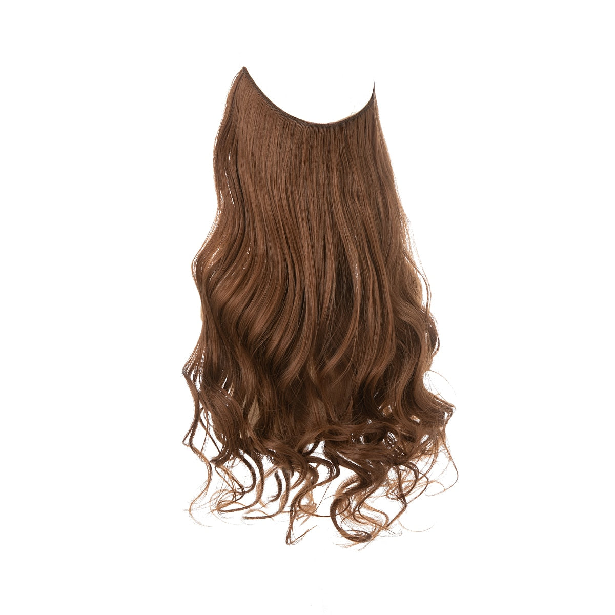 TEEK - Invisible Synth No Clip No Comb Wave Hair Extensions | Dark Varieties HAIR theteekdotcom Light Golden Brown 14inches 
